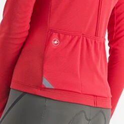 Castelli Anima 4 Fietsshirt Lange Mouw Rood Dames -Castelli castelli anima 4 long sleeve jersey 04 4523044 081