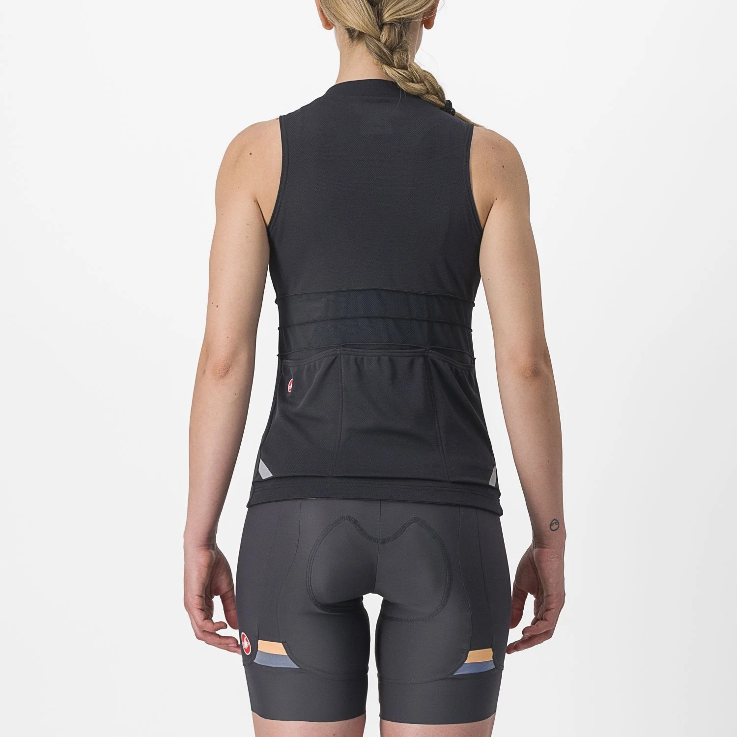 Castelli Anima 4 Mouwloos Fietsshirt Zwart Dames 4 Castelli Anima 4 Mouwloos Fietsshirt Zwart Dames - Afbeelding 2