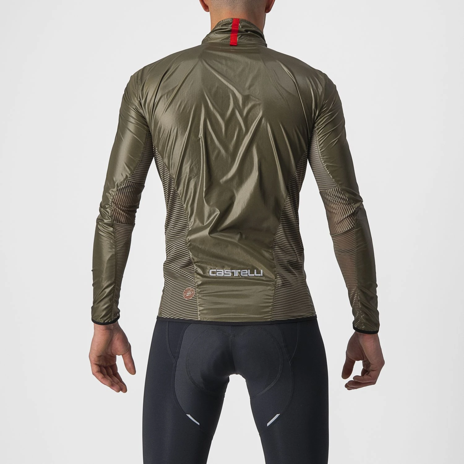 Castelli Aria Shell Fietsjack Bruin Heren 5 Castelli Aria Shell Fietsjack Bruin Heren - Afbeelding 3