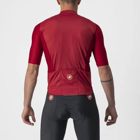 Castelli Bagarre Korte Mouw Fietsshirt Rood Heren 4 Castelli Bagarre Korte Mouw Fietsshirt Rood Heren - Afbeelding 2