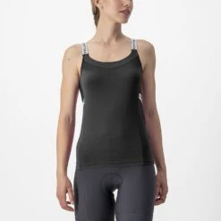 Castelli Bavette Top Zwart Dames