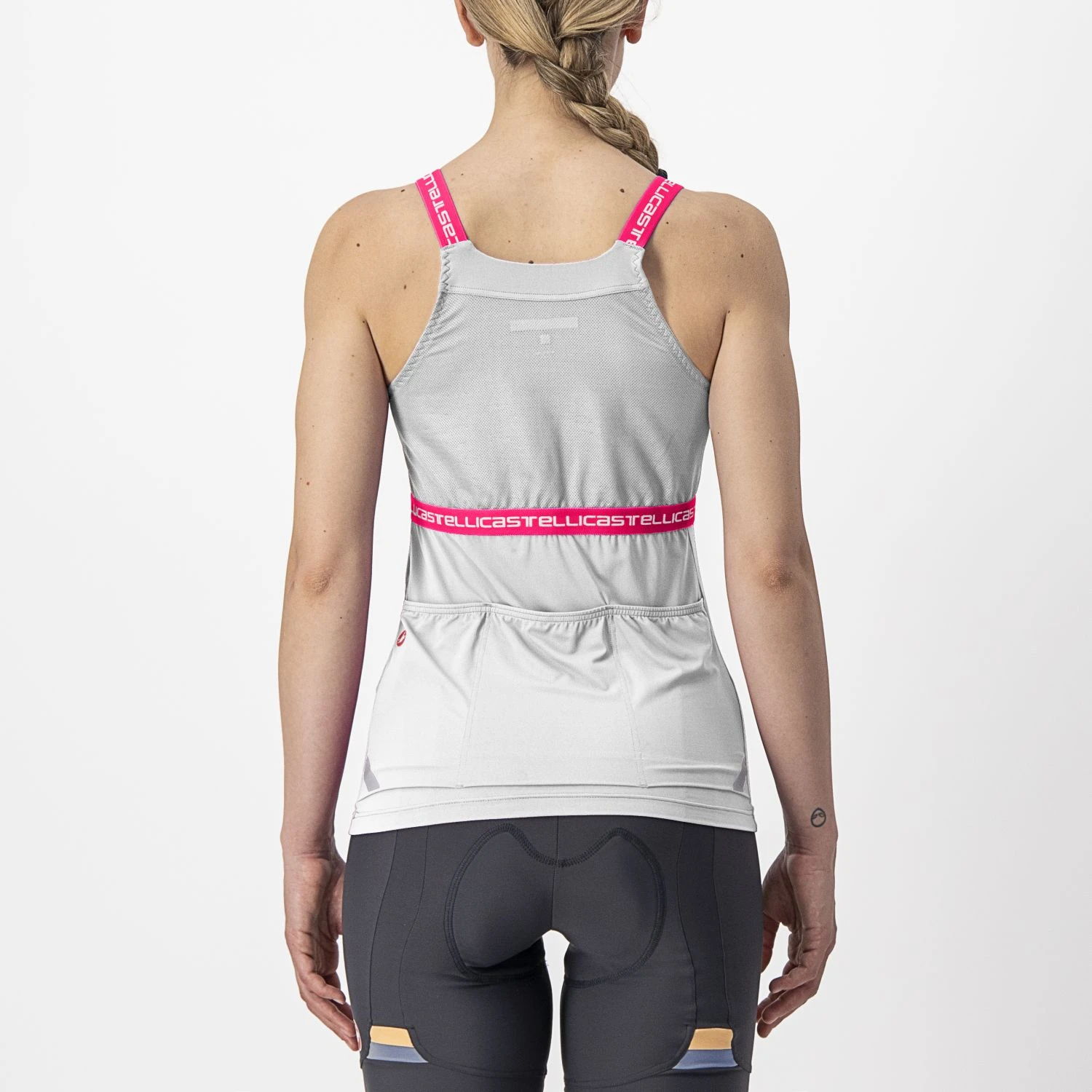 Castelli Bavette Top Wit Dames 4 Castelli Bavette Top Wit Dames - Afbeelding 2