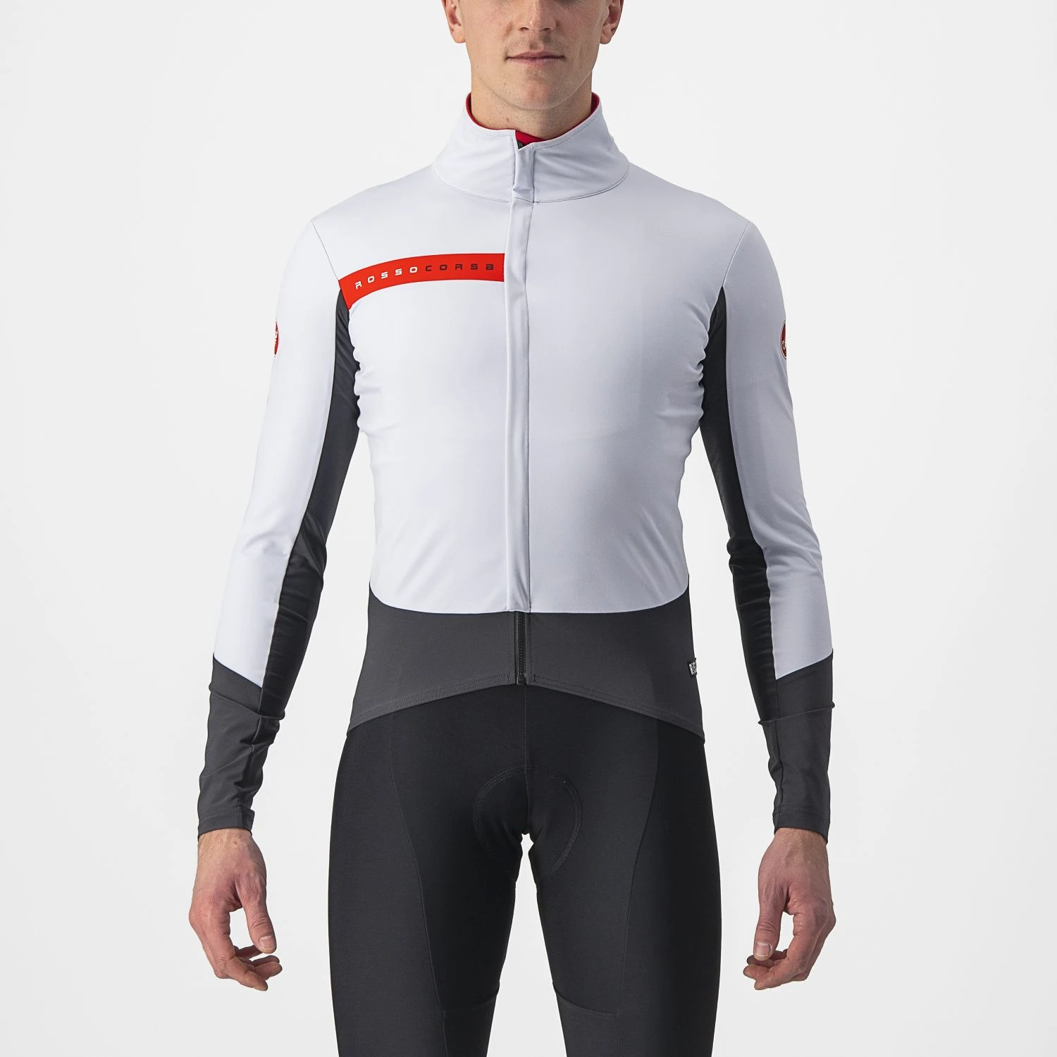 Castelli Beta RoS Fietsjack Zilvergrijs Heren 3 Castelli Beta RoS Fietsjack Zilvergrijs Heren