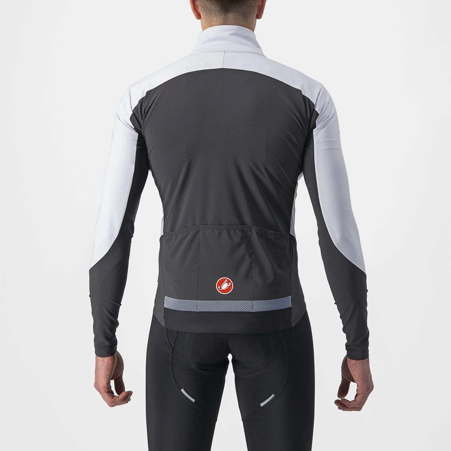 Castelli Beta RoS Fietsjack Zilvergrijs Heren 4 Castelli Beta RoS Fietsjack Zilvergrijs Heren - Afbeelding 2