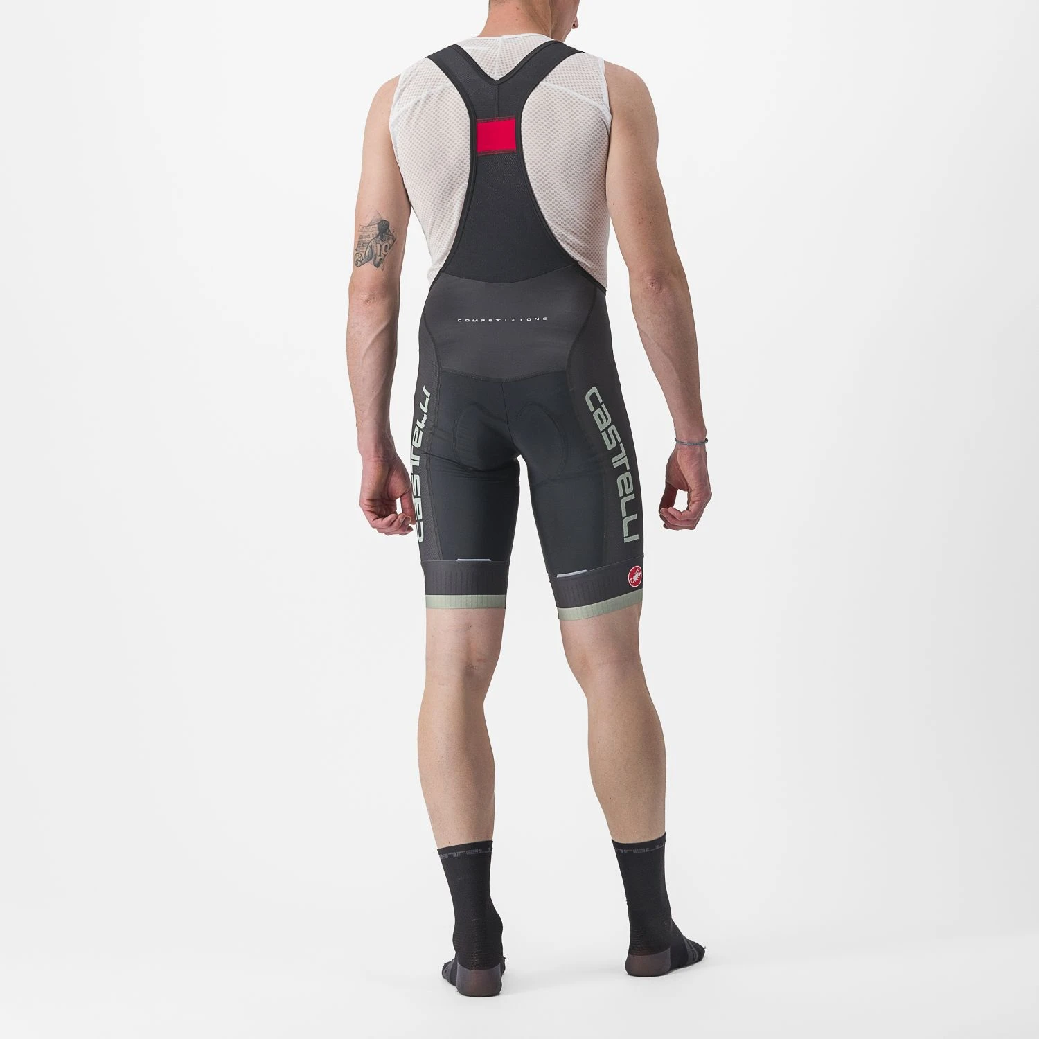 Castelli Competizione Kit Bibshort Zwart/lichtgroen Heren 4 Castelli Competizione Kit Bibshort Zwart/lichtgroen Heren - Afbeelding 2