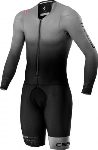 Castelli Body Paint 4.X Speedsuit Lange Mouw Zilvergrijs/zwart Heren 3 Castelli Body Paint 4.X Speedsuit Lange Mouw Zilvergrijs/zwart Heren