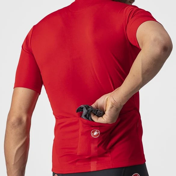 Castelli Classifica Fietsshirt Korte Mouw Rood Heren 5 Castelli Classifica Fietsshirt Korte Mouw Rood Heren - Afbeelding 3