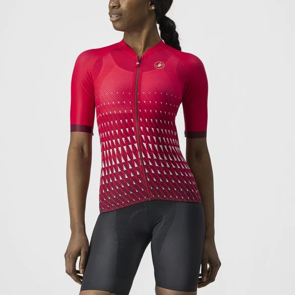Castelli Climber's 2.0 Fietsshirt Korte Mouw Rood Dames 3 Castelli Climber's 2.0 Fietsshirt Korte Mouw Rood Dames
