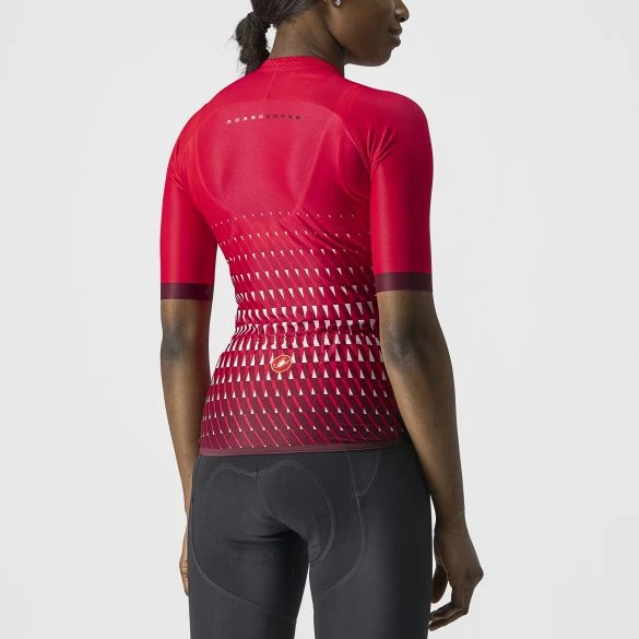 Castelli Climber's 2.0 Fietsshirt Korte Mouw Rood Dames 4 Castelli Climber's 2.0 Fietsshirt Korte Mouw Rood Dames - Afbeelding 2