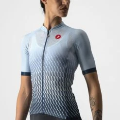 Castelli Climber's 2.0 Fietsshirt Korte Mouw Licht Blauw Dames -Castelli castelli climbers 2 fietsshirt dames 22058 472 03