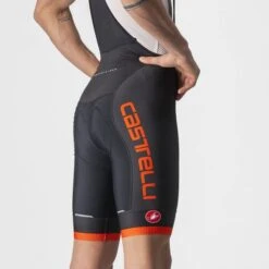 Castelli Competizione Kit Bibshort Zwart/oranje Heren -Castelli castelli competzione kit bibshort heren zwartoranje 22003 656 03