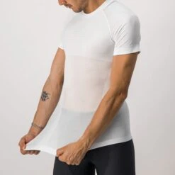Castelli Core Seamless Ondershirt Korte Mouw Wit Heren -Castelli castelli core seamless baselayer 20575 001 03