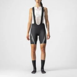 Castelli Velocissima 3 Bibshort Zwart/zilver Dames