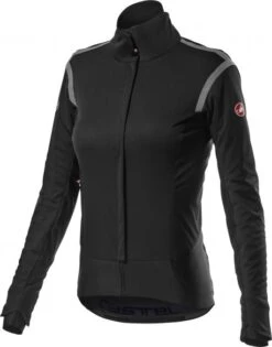 Castelli Alpha RoS 2 Fietsjack Lange Mouw Zwart Dames