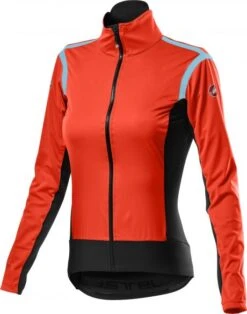 Castelli Alpha RoS 2 Light Fietsjack Rood Dames