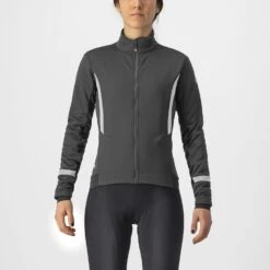 Castelli Dinamica 2 Fietsjack Lange Mouw Zwart Dames