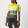 Castelli Dolce Fietsshirt Korte Mouw Geel/groen Dames -Castelli castelli dolce fietsshirt dames 22060 776 01