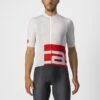 Castelli Downtown Fietsshirt Korte Mouw Wit/rood Heren 2 Castelli Downtown Fietsshirt Korte Mouw Wit/rood Heren -Castelli castelli downtown heren fietsshirt 22028 123 01 001