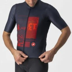 Castelli 13 Screen Fietsshirt Korte Mouw Blauw Heren 9 Castelli 13 Screen Fietsshirt Korte Mouw Blauw Heren -Castelli castelli downtown heren fietsshirt 22030 414 03 001
