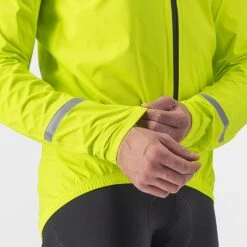 Castelli Emergency 2 Regenjack Geel/groen Heren -Castelli castelli emergency jack 2 heren 4521500 383 03