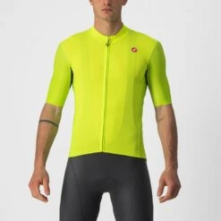 Castelli Endurance Elite Korte Mouw Fietsshirt Groen Heren