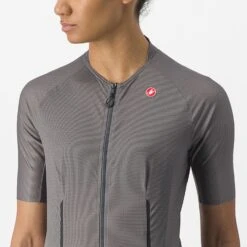 Castelli Endurance Fietsshirt Korte Mouw Grijs Dames -Castelli castelli endurance jersey 05 4523038 125