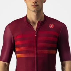 Castelli Endurance Pro Korte Mouw Fietsshirt Rood Heren -Castelli castelli endurance pro fietshirt heren rood 22016 421 03