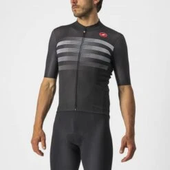 Castelli Endurance Pro Korte Mouw Fietsshirt Zwart Heren