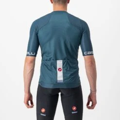 Castelli Entrata Korte Mouw Fietsshirt Blauw Heren -Castelli castelli entrata fietsshirt jersey 02 4522025 390