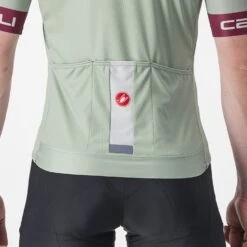 Castelli Entrata Korte Mouw Fietsshirt Groen Bordeaux Rood Heren -Castelli castelli entrata fietsshirt jersey 03 4522025