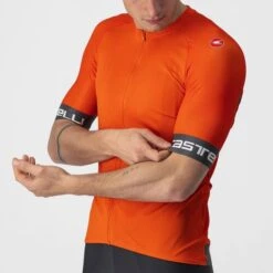 Castelli Entrata VI Korte Mouw Fietsshirt Oranje Heren -Castelli castelli entrata vi fietssshirt heren oranje 22025 656 02
