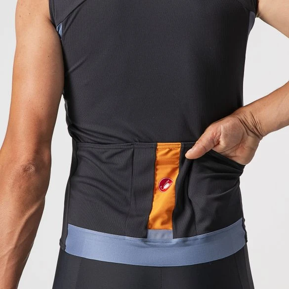 Castelli Entrata VI Mouwloos Fietsshirt Zwart Heren 5 Castelli Entrata VI Mouwloos Fietsshirt Zwart Heren - Afbeelding 3