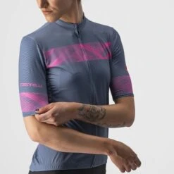 Castelli Fenice Fietsshirt Korte Mouw Blauw Dames 8 Castelli Fenice Fietsshirt Korte Mouw Blauw Dames -Castelli castelli fenice fietsshirt 22061 062 03