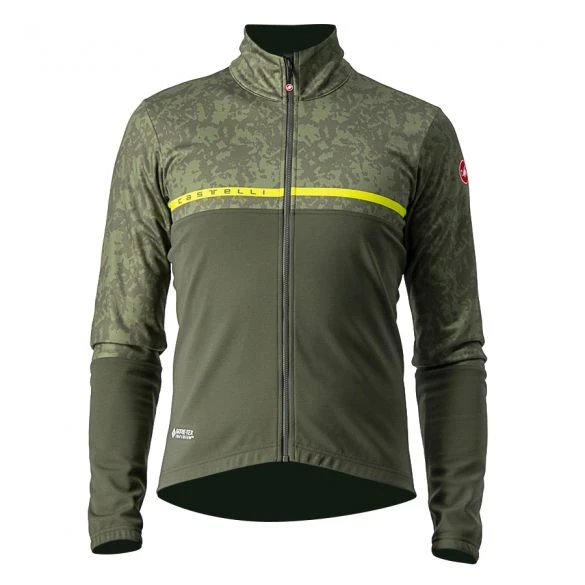 Castelli Finestre Lange Mouwen Fietsjack Groen Heren 3 Castelli Finestre Lange Mouwen Fietsjack Groen Heren