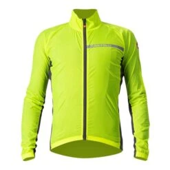 Castelli Squadra Stretch Fietsjack Geel Heren