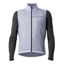Castelli Squadra Stretch Mouwloos Vest Zilvergrijs Heren