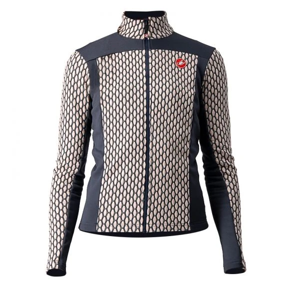 Castelli Sfida 2 Fietsshirt Lange Mouw Lichtroze/blauw Dames 3 Castelli Sfida 2 Fietsshirt Lange Mouw Lichtroze/blauw Dames
