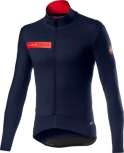 Castelli Beta RoS Fietsjack Donker Blauw Heren