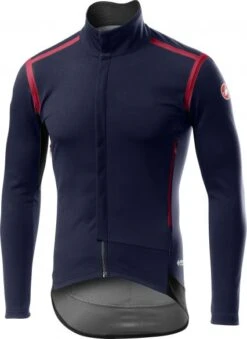 Castelli Perfetto RoS Fietsjack Blauw Heren