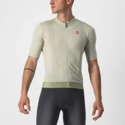 Castelli Essenza Fietsshirt Korte Mouw Groen Heren