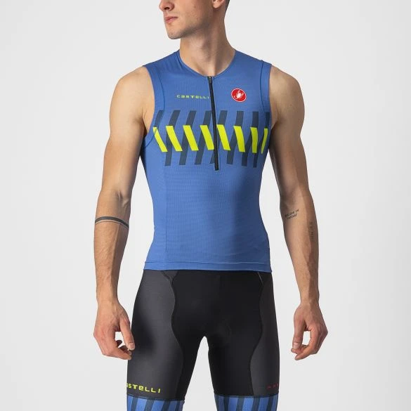 Castelli Free Tri 2 Mouwloos Top Blauw Heren 3 Castelli Free Tri 2 Mouwloos Top Blauw Heren