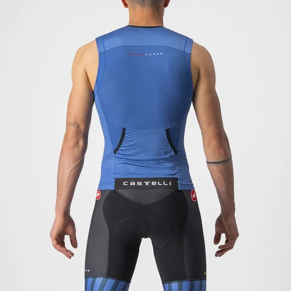 Castelli Free Tri 2 Mouwloos Top Blauw Heren 4 Castelli Free Tri 2 Mouwloos Top Blauw Heren - Afbeelding 2