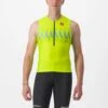 Castelli Free Tri 2 Mouwloos Top Groen/geel Heren -Castelli castelli free tri 2 top heren 018622091 383 01