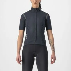 Castelli Gabba RoS 2 Fietsjack Korte Mouw Zwart Dames