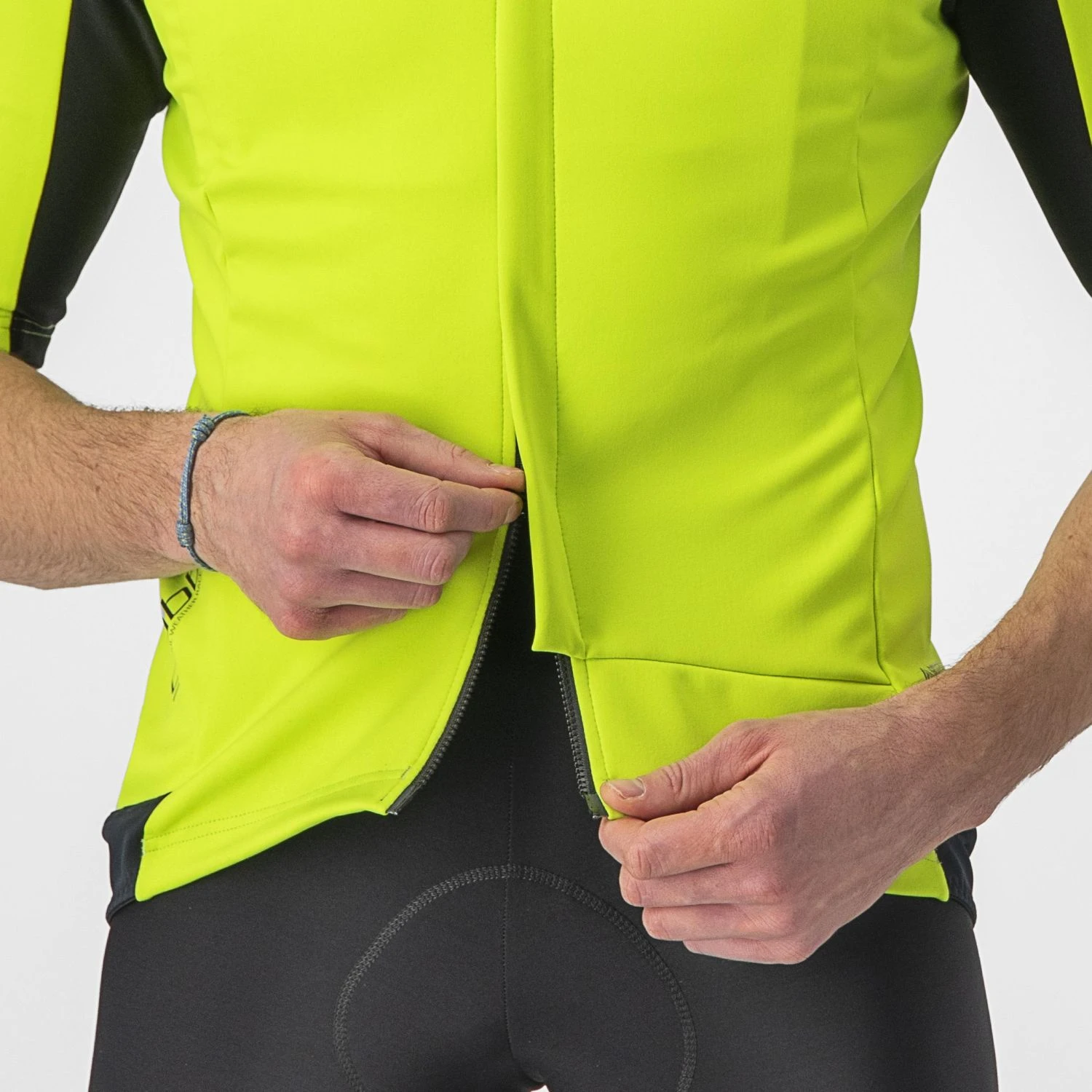 Castelli Gabba RoS 2 Korte Mouw Fietsjack Geel/groen Heren 5 Castelli Gabba RoS 2 Korte Mouw Fietsjack Geel/groen Heren - Afbeelding 3