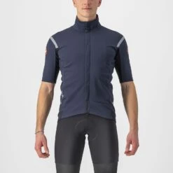 Castelli Gabba RoS 2 Korte Mouw Fietsjack Donkerblauw Heren