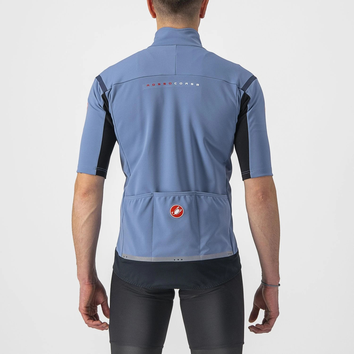 Castelli Gabba RoS 2 Korte Mouw Fietsjack Blauw Heren 4 Castelli Gabba RoS 2 Korte Mouw Fietsjack Blauw Heren - Afbeelding 2