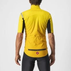 Castelli Gabba RoS Special Edition Korte Mouw Fietsshirt Geel Heren -Castelli castelli gabba ros special edition heren geel 22088 730 02