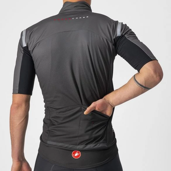 Castelli Gabba RoS Special Edition Korte Mouw Fietsshirt Grijs Heren 4 Castelli Gabba RoS Special Edition Korte Mouw Fietsshirt Grijs Heren - Afbeelding 2