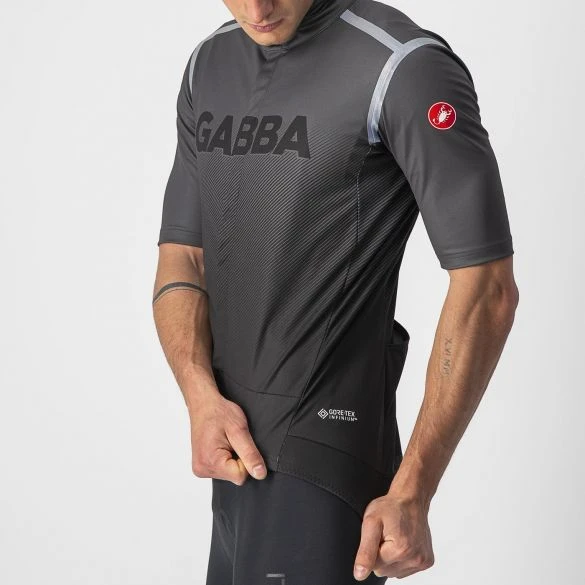 Castelli Gabba RoS Special Edition Korte Mouw Fietsshirt Grijs Heren 5 Castelli Gabba RoS Special Edition Korte Mouw Fietsshirt Grijs Heren - Afbeelding 3